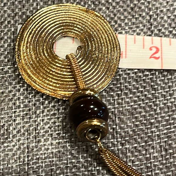 Vintage Necklace - amazing Medallion with beads/resin balls - Picture 8 of 8